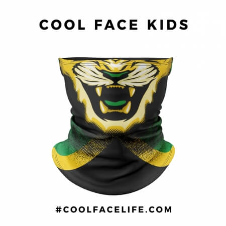Kids Size - Jamaican Flag Face Bandana