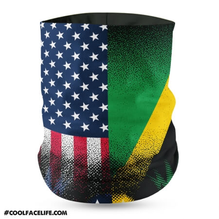 Mixed Flag - Jamaica Usa Bandana